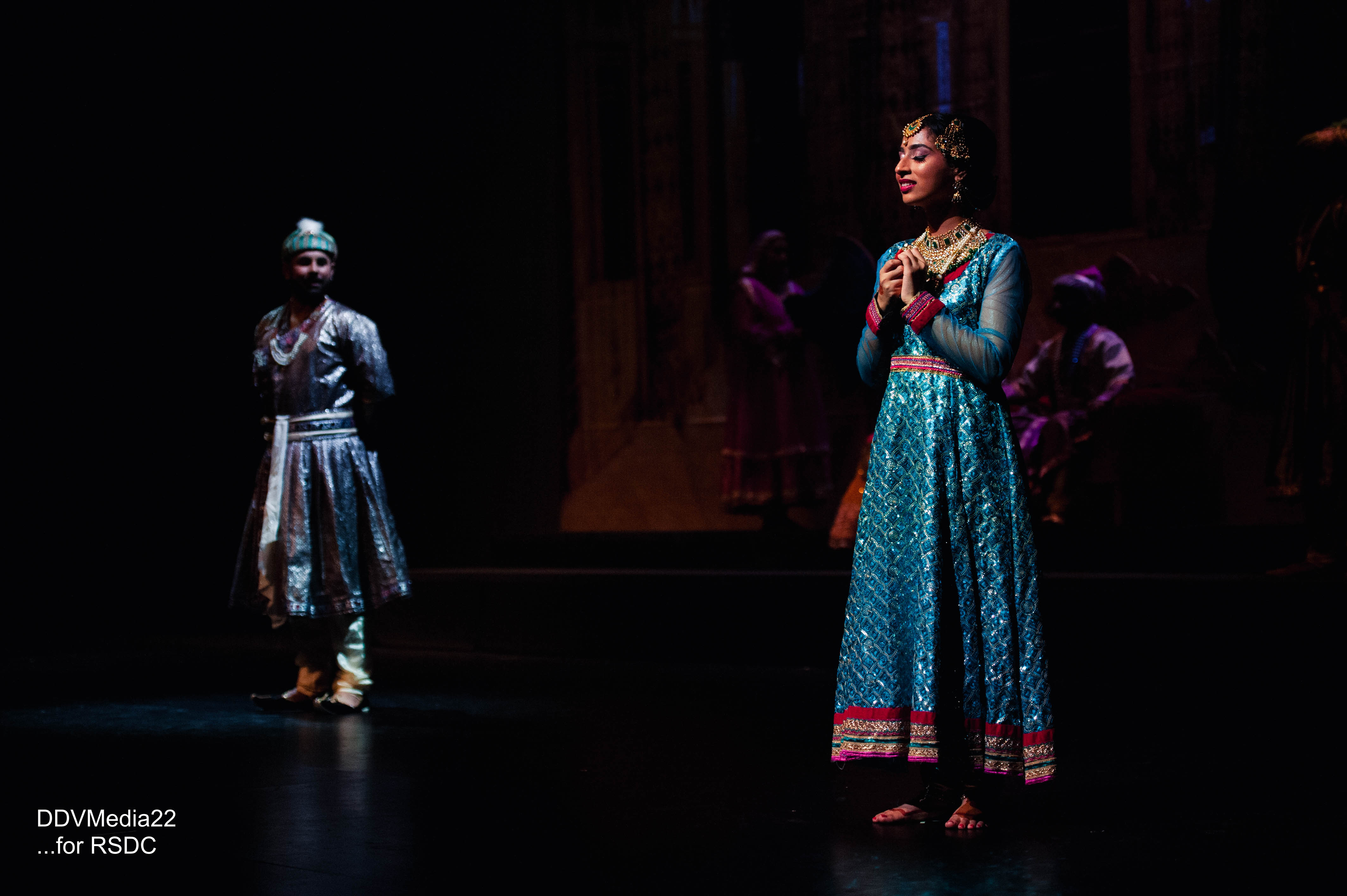 Anarkali the Musical Anarkali and Salim on stage